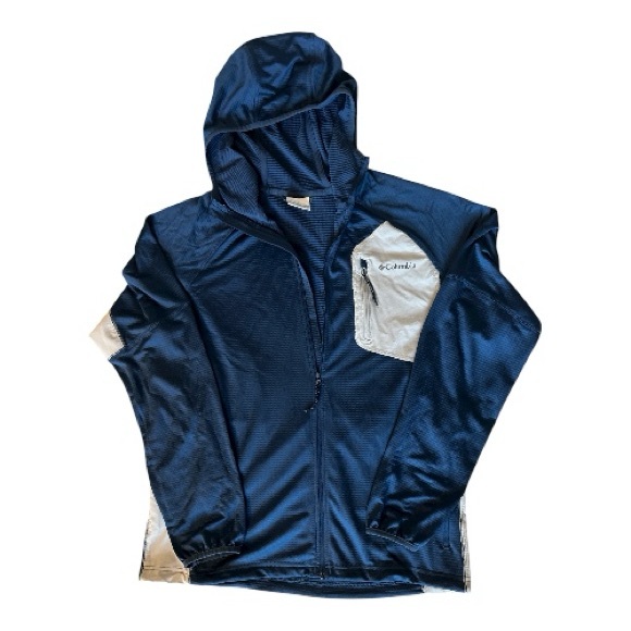 Columbia Other - Columbia Blue and White Lightweight Jacket